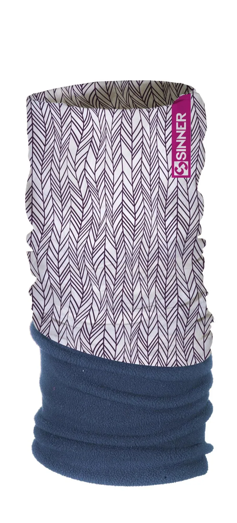 2024 Sinner fleece neckwarmer purple lines